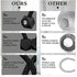 Magnetic Curtain Tieback -Black