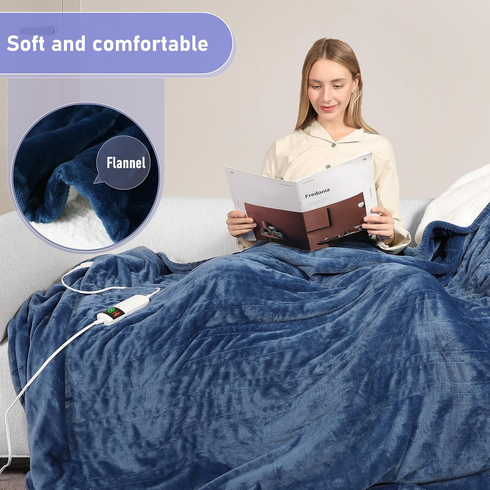 Heated Blanket with Auto Shut-off, 150 x 80 cm