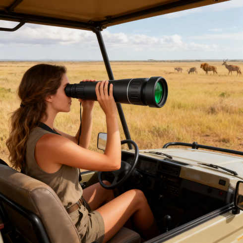 Portable Monocular Life Waterproof All-Purpose Telescope with Outdoor Leisure Golf Travel