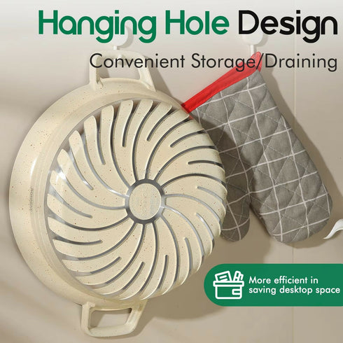 Marble Stone Die Cast Aluminum Non-Stick 10 Piece Cookware Set