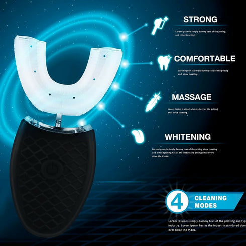 Ultrasonic Electric Toothbrush Adults U Shaped Automatic Toothbrushes