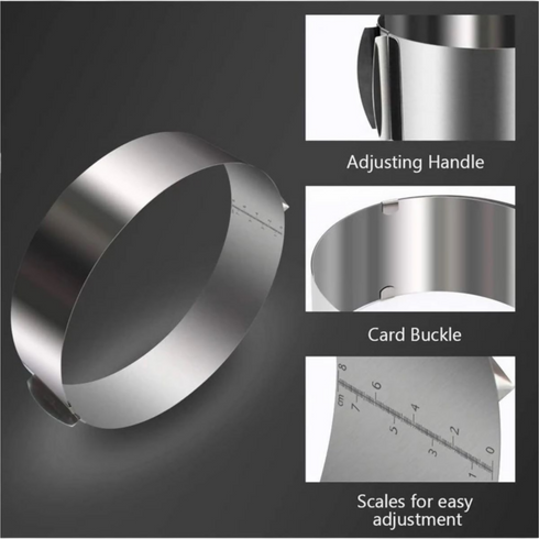 Cake Ring Stainless Steel 15.5cm- 30cm
