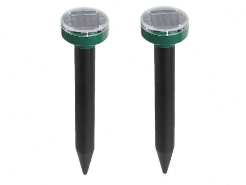 Pack of 2 Mole Repellent Solar Powered