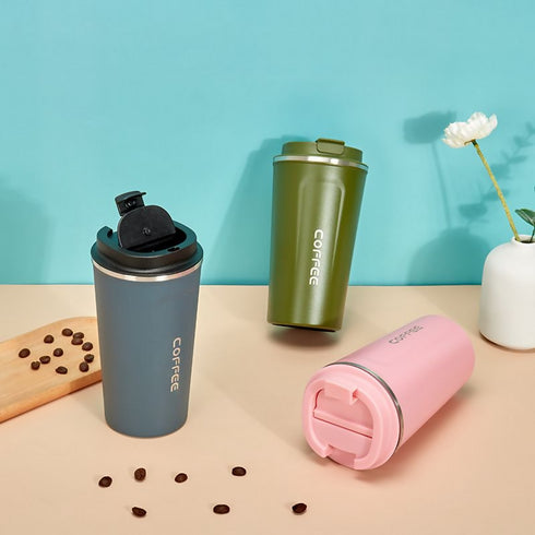 Reusable Coffee Cups with Leak-Proof Lid