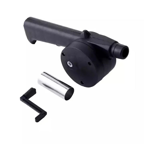 Portable Hand Cranked Grill Blower BBQ Fan
