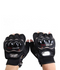 Probiker Mesh Half Finger Motorcycle Racing Gloves (Black, Large)