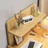 Wooden Counter Side Table with Drawer-70cm Bedside Pedestal Stand-FU7015