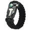 Paracord Survival Bracelet 5 in 1 - Black