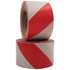 Red and White Stripe PVC Self Adhesive Caution Tape for Floor. (48mm*25m)
