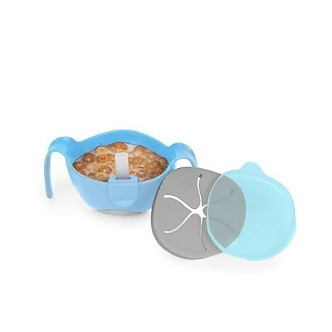 b.box 3 in 1 Toddler Bowl | Includes Straw, Lid & No Spill Snack Insert | Dishwasher & Microwave Safe | BPA Free