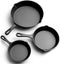 3 Piece Cast Iron Pan Set