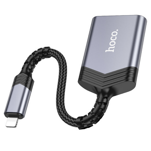 2 in 1 lightning to SD/TF OTG Card Reader Metal Shell Compatible with iPhone