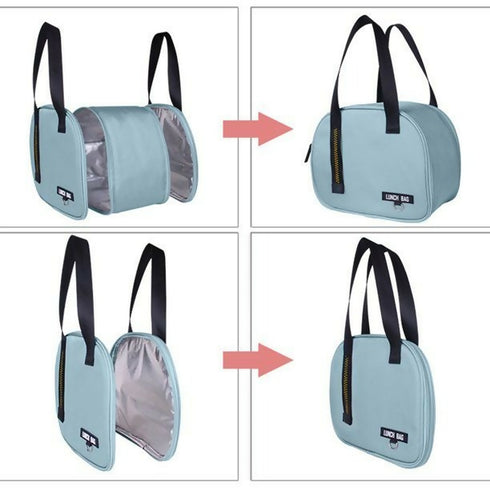 Lunch Bag Foldable Cooler Bag Thermal Insulated Bag