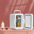 Mini Car Fridge Cooler Heater Portable Car Fridges Mirror Makeup Dual Use DC12V