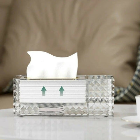 Clear Tissue Box Dispenser for Napkins