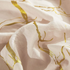 Gold Metallic Marble Comforter - Beige/Gold - King - 5-Piece