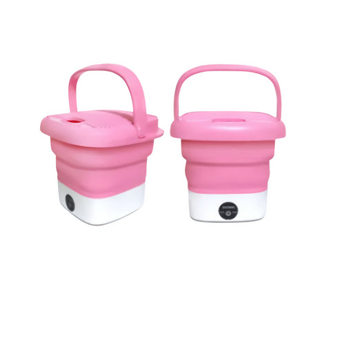 Foldable Compact Washing Machine -Pink