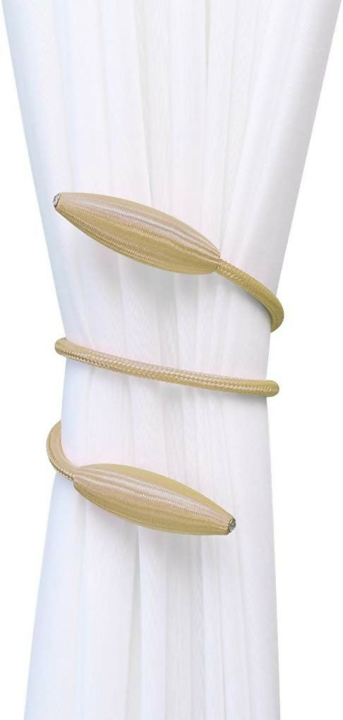 2 Pack Curtain Tiebacks -Cream