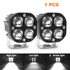 Set of 2 LED Square High-Performance Driving Light Spotlights