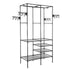 Metal Garment Rack, Tidy Rail Clothing Hanging Rack Coat Shelf Clothing Organizer Stand