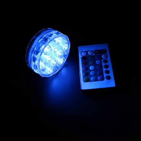 10Leds Waterproof RGB Submersible Swimming Pool Lights with a Remote