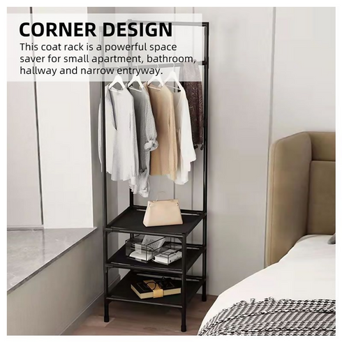 Corner Coat Rack