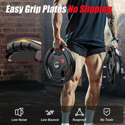 Barbell Plates - Light Weights for Home Gym Use