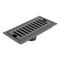 Black Linear Rectangular Floor Drain : 300x100mm