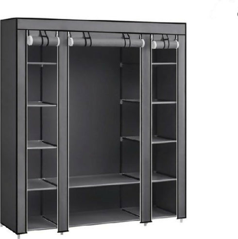 Portable Clothes Closet with 12 Shelf Clothes Organizer