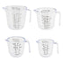 4 Pcs Plastic Measuring Cup -150ml*300ml*600ml*1000ml