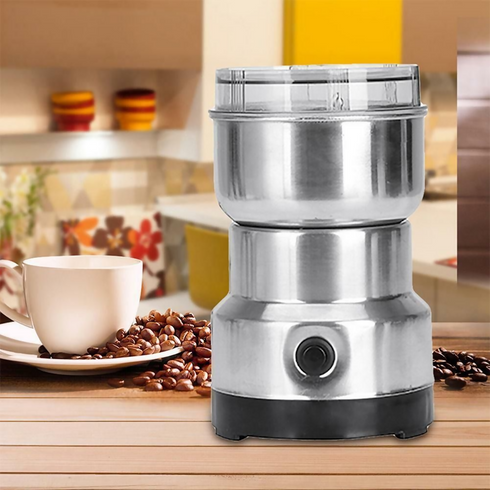 Electric Coffee and Spice Grinder With Stainless Steel Blades