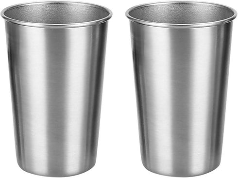 2Pcs Premium Stainless Steel Cups