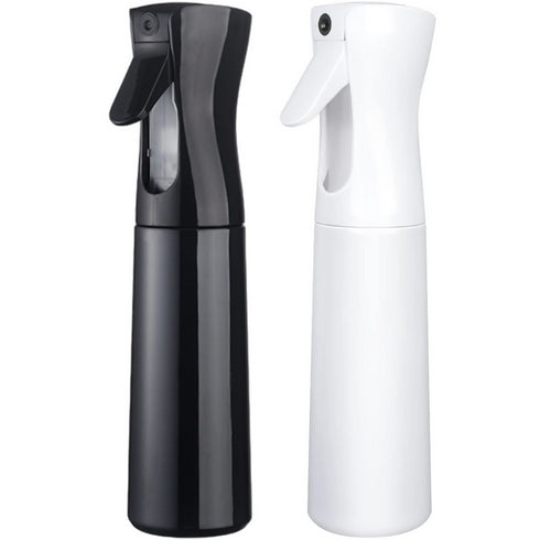 2 Spray Bottle, 300 ml Fine Mist Spray Bottle Sprayer for Hair Gardening - Black+White