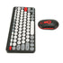 Mini Wireless Keyboard and Mouse Set - Black, Red