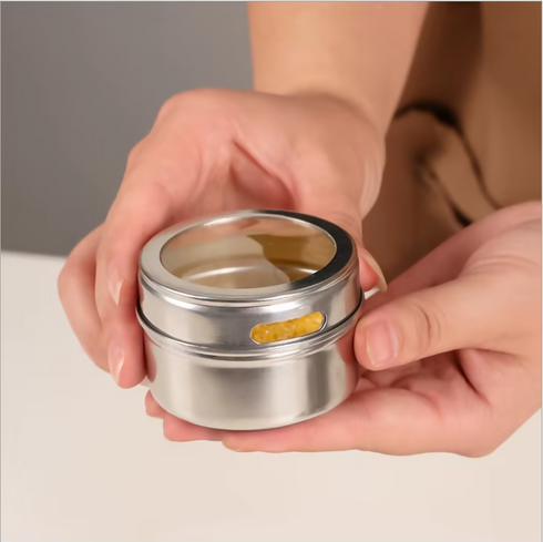 Magnetic spice rack