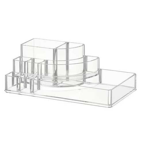 Transparent Cosmetic Organizer with 2 drawers