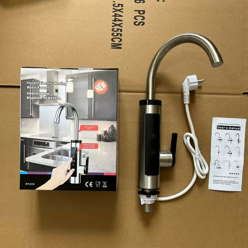 2 Pack-3000W kitchen quick heating faucet with digital display