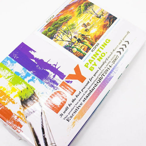 iconix painting by numbers for kids(20cmx20xm )