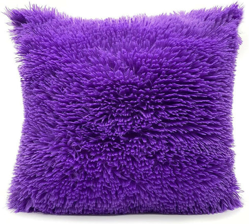 Purple Fluffy Cushion-1 piece