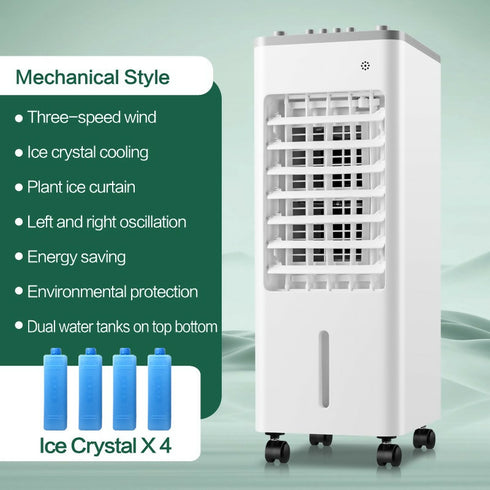 Electric Mini Air Conditioner Standing Design with 3 Speed Fans for Household and Hotel Use
