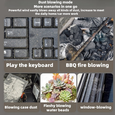 Mini Home and Interior Portable Wireless Blow Suction