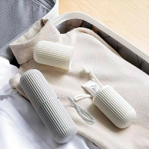 Portable Travel Toothbrush Box Set