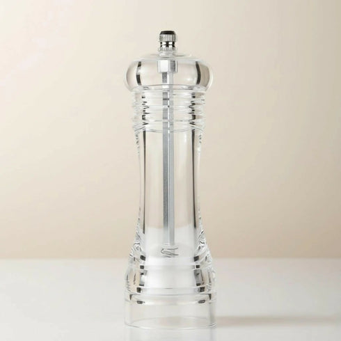 Acrylic and Stainless Steel Salt & Pepper Grinder Set Of 2 - 14cm