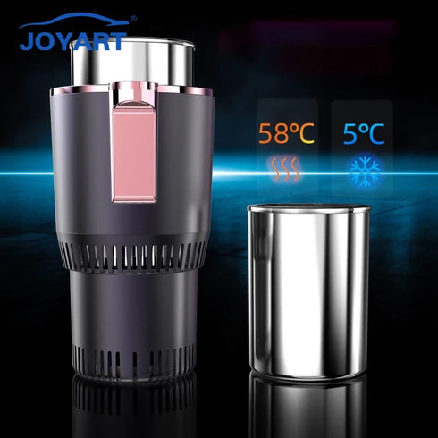 Portable Warmer and Cooler Smart Car Cup 12V Electric Mini Fridge Cup for Car and Home Use