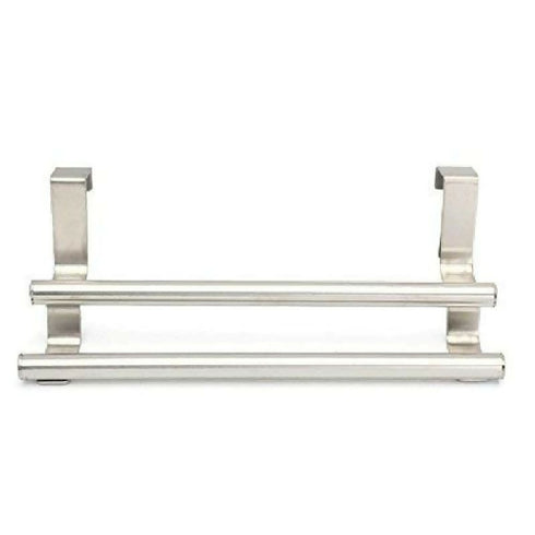 Stainless Steel Double Rail Towel Storage Bar