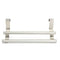 Stainless Steel Double Rail Towel Storage Bar