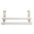 Stainless Steel Double Rail Towel Storage Bar
