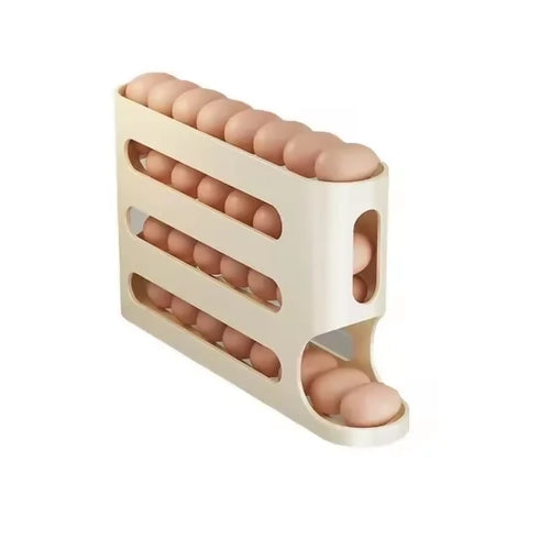 4 Layer Refrigerator Side Door Eggs Storage Box
