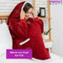 Oversized Sherpa Hoodie Blanket