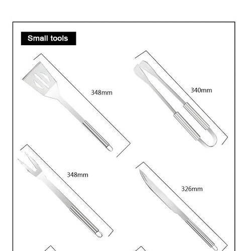 Portable 6 Pc Braai Utensils